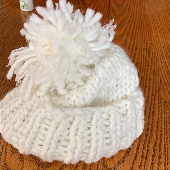 Maurices Stocking hat cream with sparkle. - Picture 3 of 3